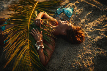 Behind The Palm Leaf