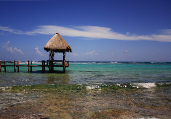 Wonderful Vacations on Akumal, Caribbean at Mexico. Comfort concept