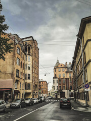 Fototapeta premium old town street