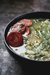 Caldo Verde. Traditional Portuguese Soup