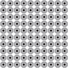 Vector seamless pattern texture background with geometric shapes, colored in white, grey, black colors.