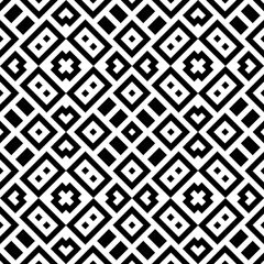 Seamless pattern with ethnic ornament. Embroidery background. Tribal wallpaper. Ethnical folk image. Tribe motif. Ancient mosaic. Digital paper, web design, textile print, backdrop. Vector art work.