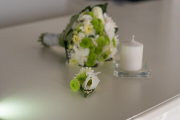 Decorative bouquet of the bride.