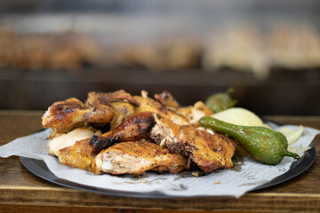 grilled chicken breast with vegetables