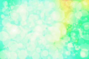 Turquoise Abstract blurred bokeh background. Color pattern wallp