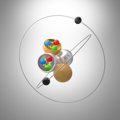 Atom and Quarks, Atomic Particles