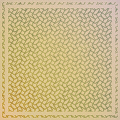 Fragment of multicolored fabric for decoration. The texture of carpet for use in graphic and architectural project. Pattern of fabric for background. 3D illustration.