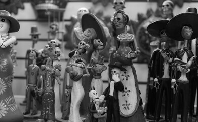 Fototapeta na wymiar Mercado de la Ciudadela Mexico city, Nov 01 2017 The Ciudadela Market A place where you can find any kind of Mexican handcraft and folk art