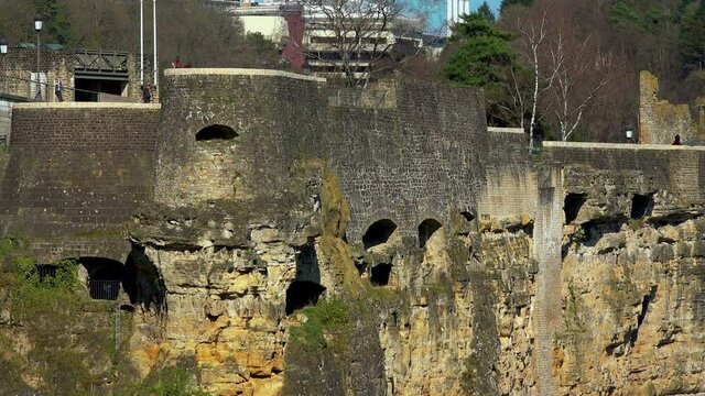 WS Ruins of Bock Casemates / Luxembourg City, Grand Duchy of Luxembourg, Luxembourg