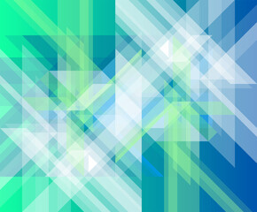Obraz premium Abstract geometric vector banner with triangular pattern