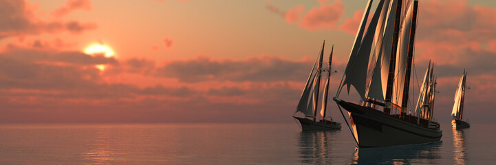 sailboat sailing in the sea