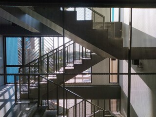 Naklejka premium stairs in the building