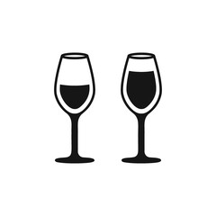 Wine glass icon vector illustration