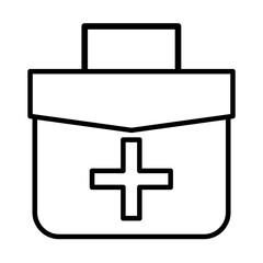 medical kit line style icon