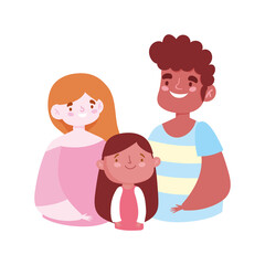 mother father and daughter relationship, family day