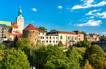 Fototapeta na wymiar View of Bautzen town in Germany