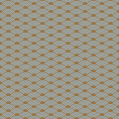 4 Line Fish Scale Geometrical Pattern Seamless Repeat Background