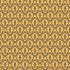 4 Line Fish Scale Geometrical Pattern Seamless Repeat Background