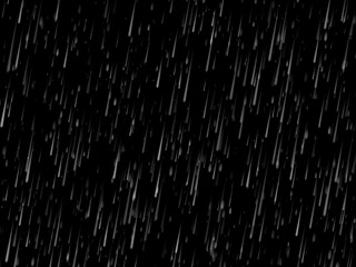 Rain on black. Vector rain texture. Abstract vector background