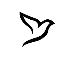 Obraz premium dove of peace icon