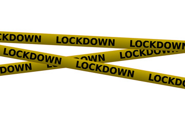 COVID-19 LOCKDOWN Coronavirus Lockdown for quarantine Illustration Vector