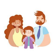 mother father and daughter relationship, family day