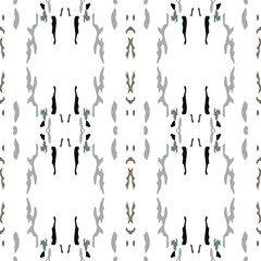 Spots, Ikat. Tie Dye, Batik. Ornament. 