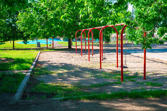 Center de la nature laval, empty park due to covid-19