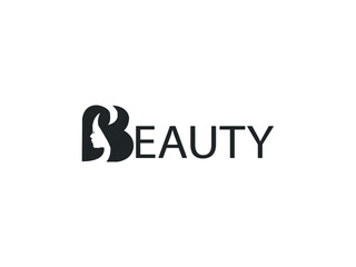 Beauty logo design. b letter beauty logo. b letter logo