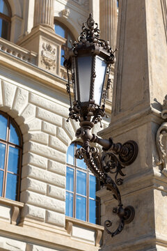 old street lamp in prague