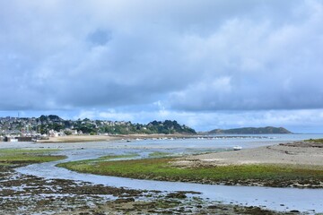 View on Perros-Guirec in Brittany. France