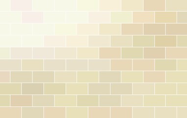 Lighting brick wall texture. Yellow pastel background.