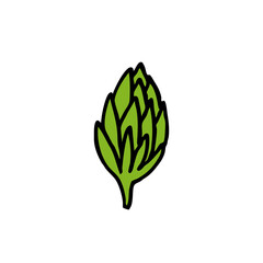 hop doodle icon, vector illustration