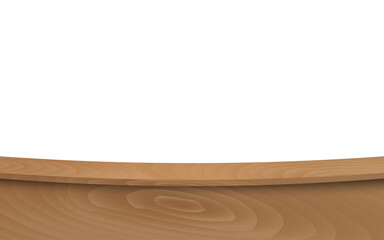 wooden table in the white studio room