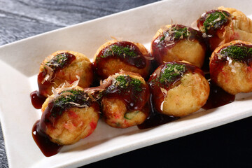 たこ焼き、クローズアップ