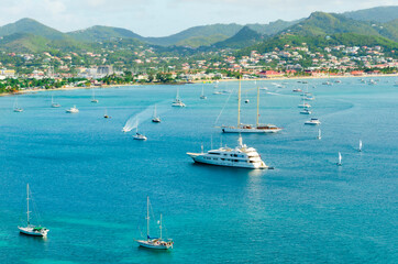 boats in the bay