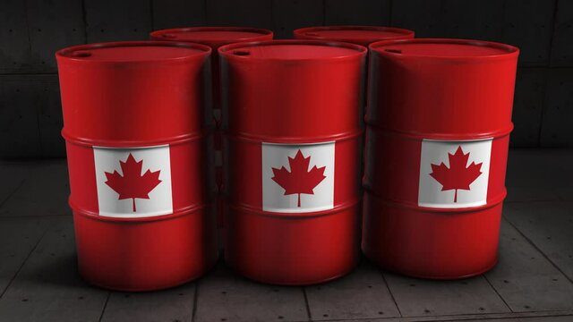 Canada crude oil barrels petroleum production international commodity trade 