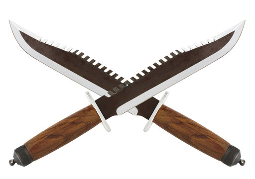 Crossed knives