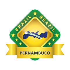 pernambuco state map