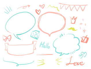 Callout patterns with different shapes