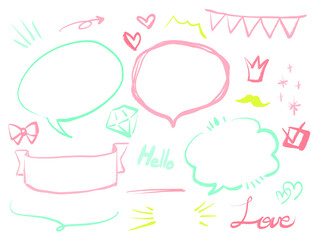 Callout patterns with different shapes