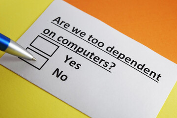 Fototapeta premium Questionnaire