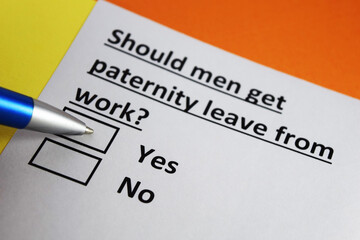 Fototapeta premium Questionnaire