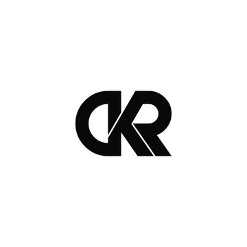 dkr letter original monogram logo design
