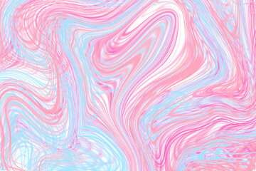 Red blue liquid color illustration. Pastel digital texture. Smudged cover template. Elegant feminine backdrop.