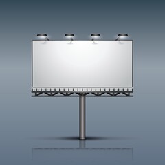 blank advertising billboard © captainvector