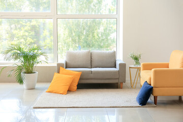 Interior of modern stylish living room
