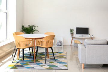 Interior of modern stylish living room