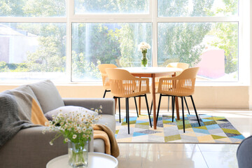 Interior of modern stylish living room