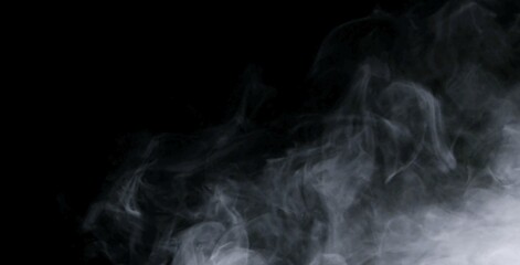 smoke on black background - 356313962